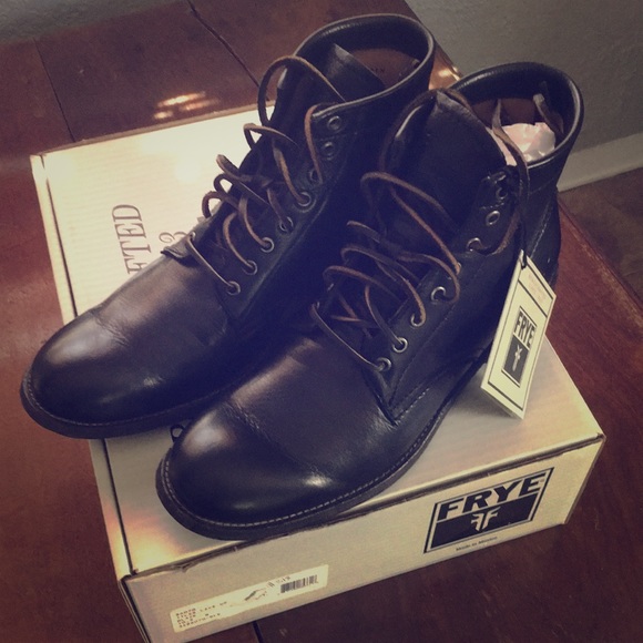 Frye Other - Frye Tyler lace up black boot 10.5 M NWT